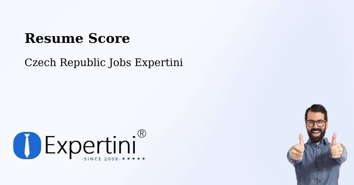 Resume Score & Job Description Match Tool – Libušín - Czech Republic Jobs Expertini